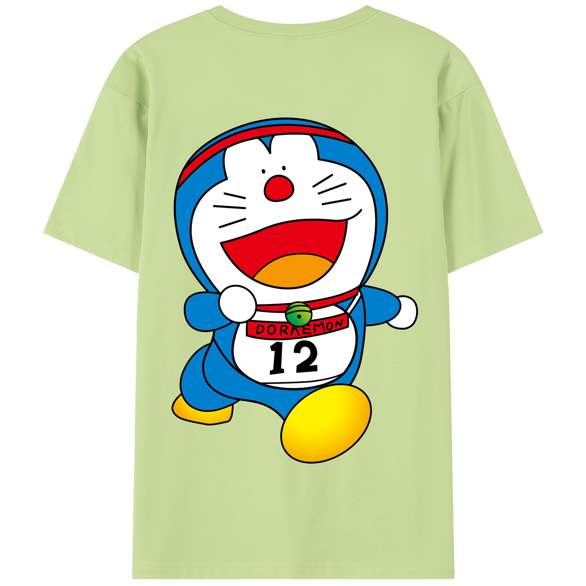 （画像用） ドラえもん Doraemon 綿100％半袖Tシャツ（背面プリント）